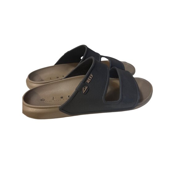 Reef Mens Slide Sandals Size 13 Synthetic Upper Black/Brown - Picture 3 of 6